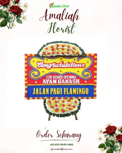 Bunga Papan Congratulation di Aula Dprd Provinsi Kalimantan Tengah
